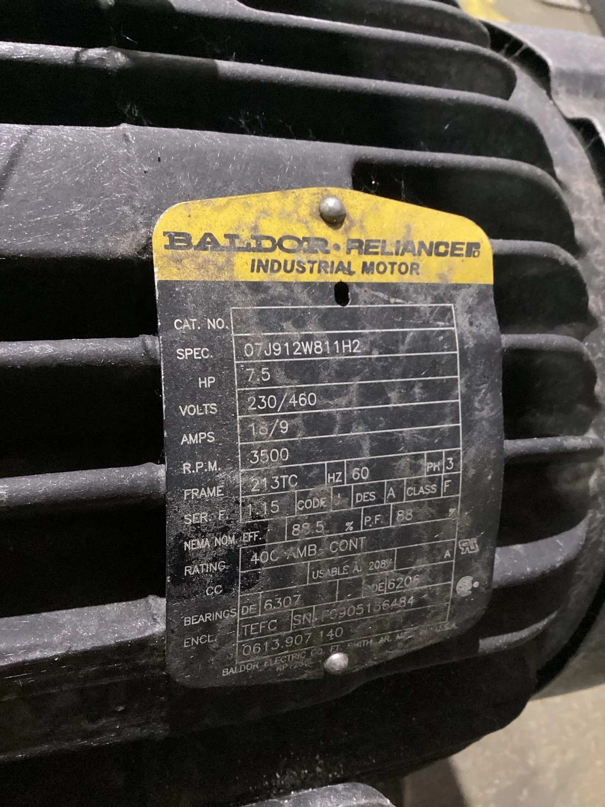 BUSCH MM 1142 BV Vacuum Pump USED - Image 6