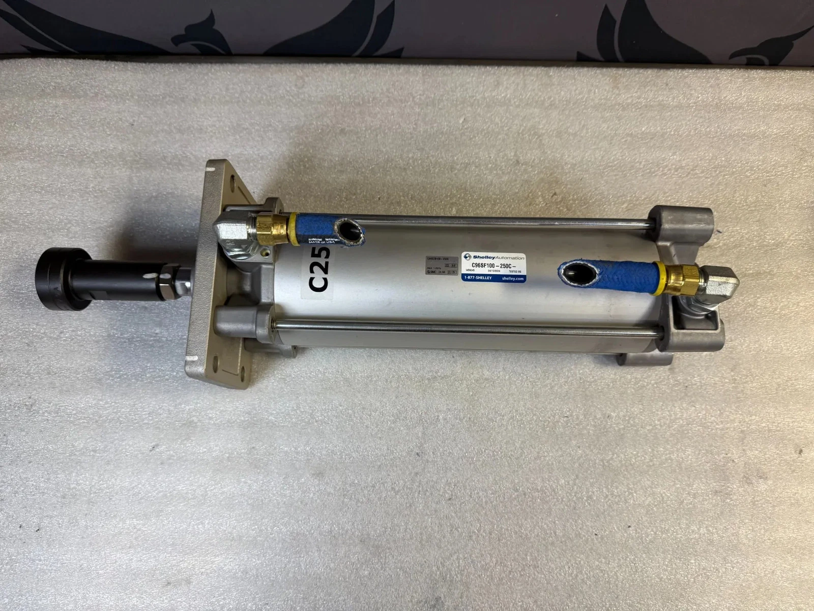 SMC C96SF100-250C Pneumatic Cylinder USED - Image 2