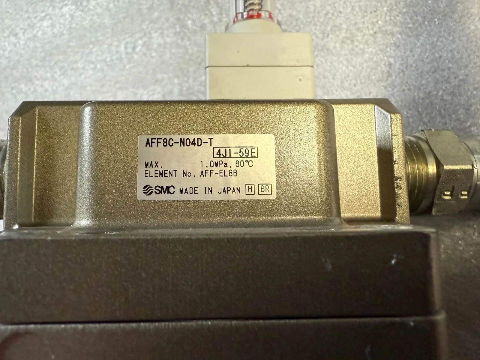 SMC AFF8C-N04D-T Main Line Air Filter USED - Image 3