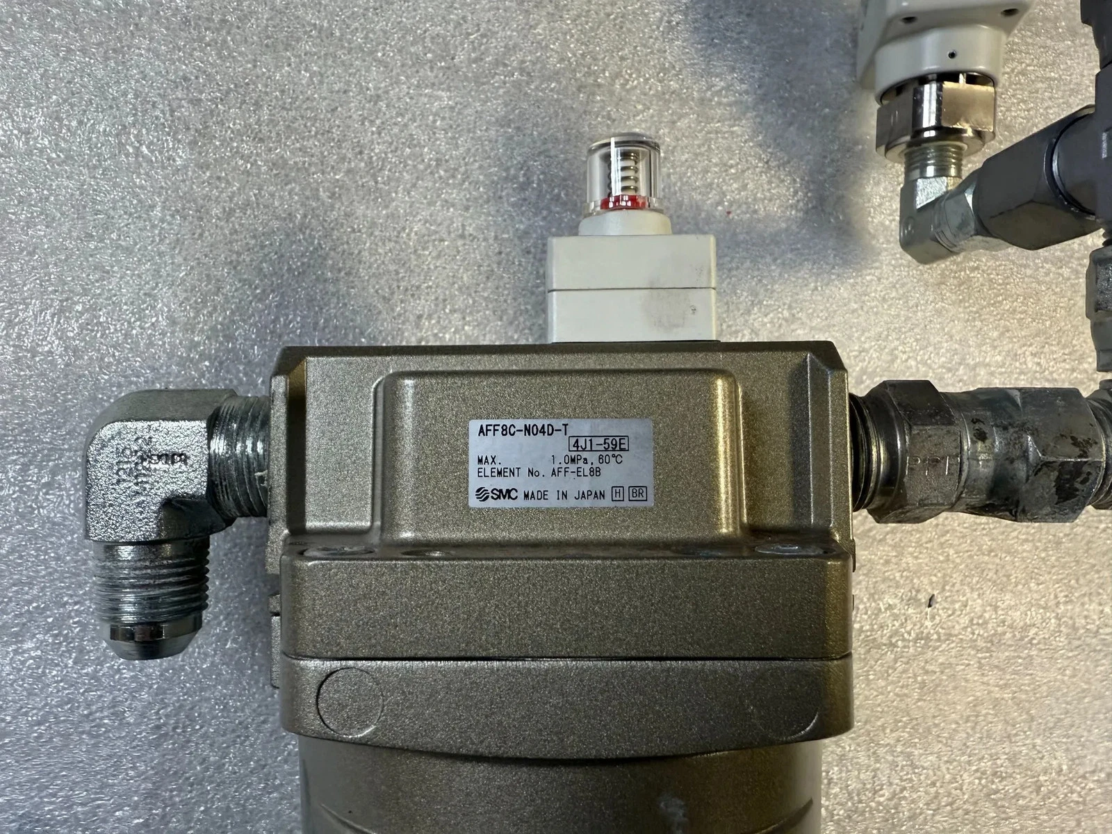 SMC AFF8C-N04D-T Main Line Air Filter USED - Image 2