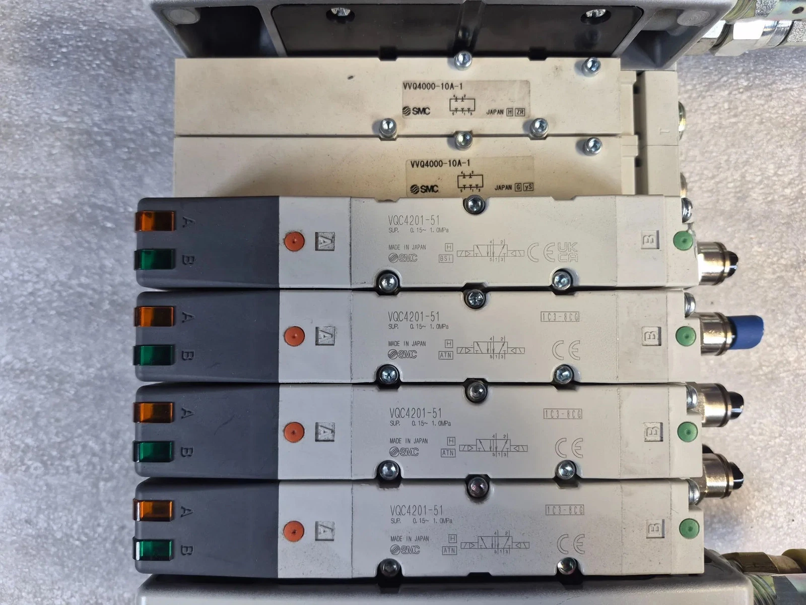SMC VV5QC41-0603TSKAN Pneumatic Valve Manifold IO-Link USED - Image 3