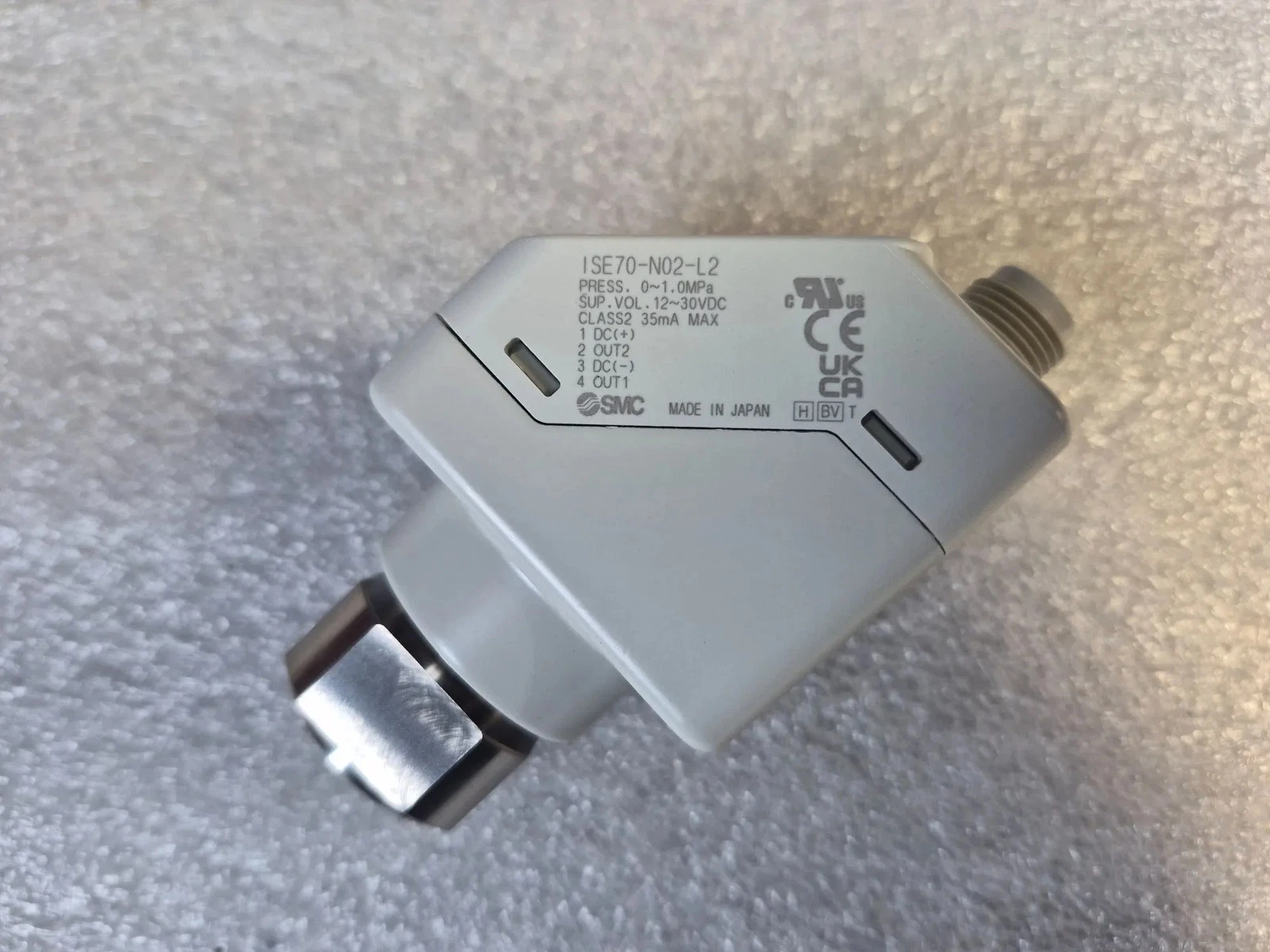 SMC ISE70-N02-L2 Digital Pressure Switch 0-1 MPa 24VDC NEW - Image 3