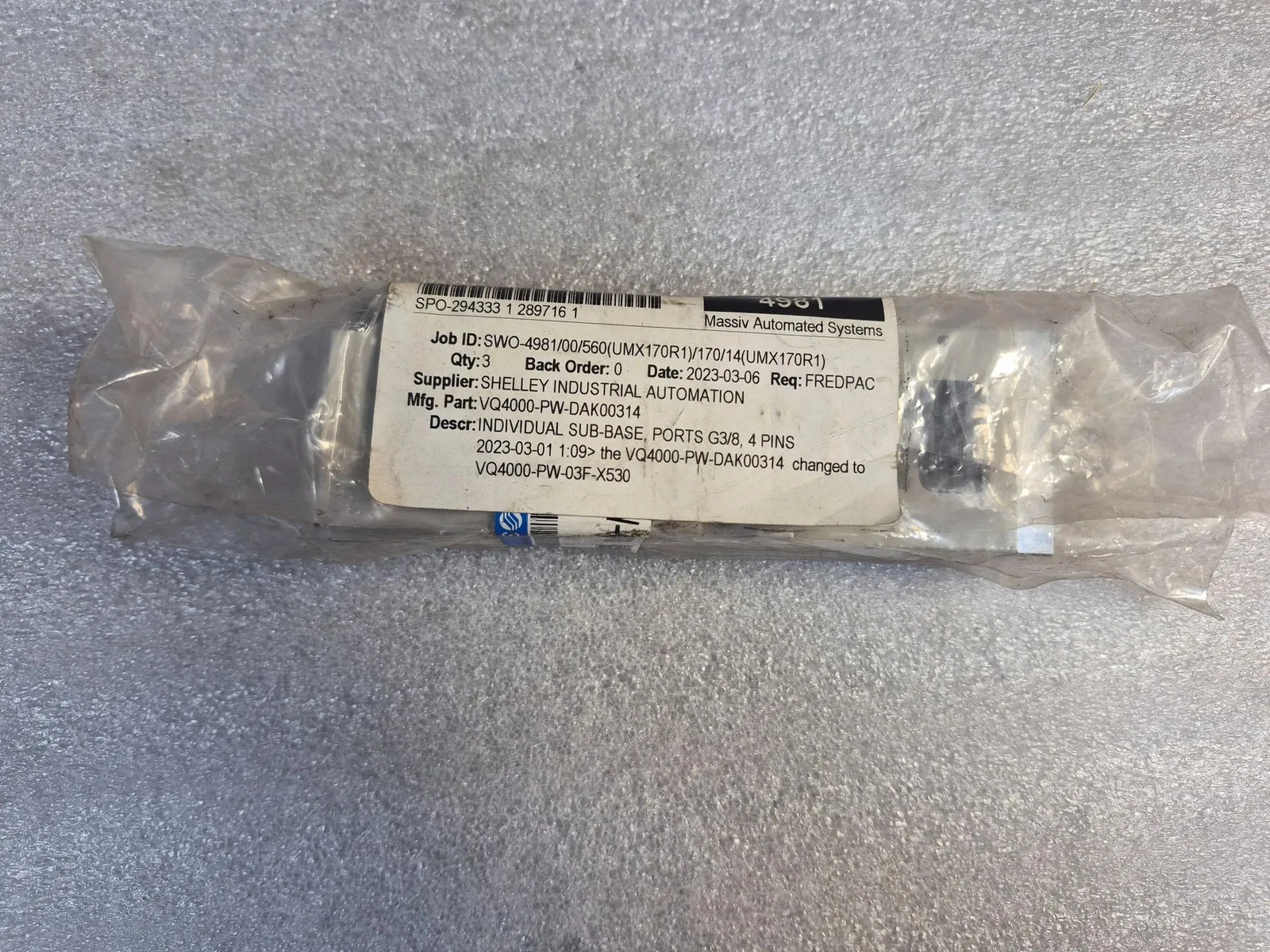 SMC VQC5401-51 Solenoid Valve NEW - Image 4