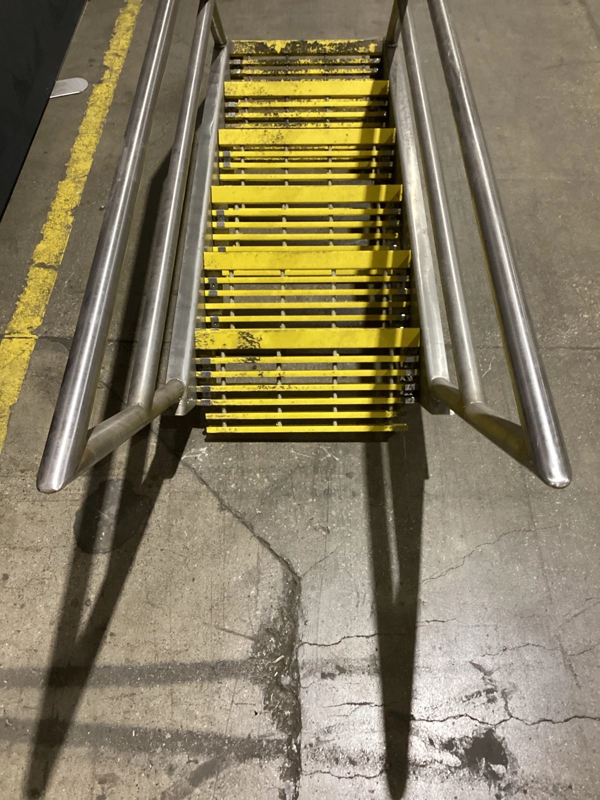 Stainless Steel Access Stairs with Fiberglass Treads USED - Image 2