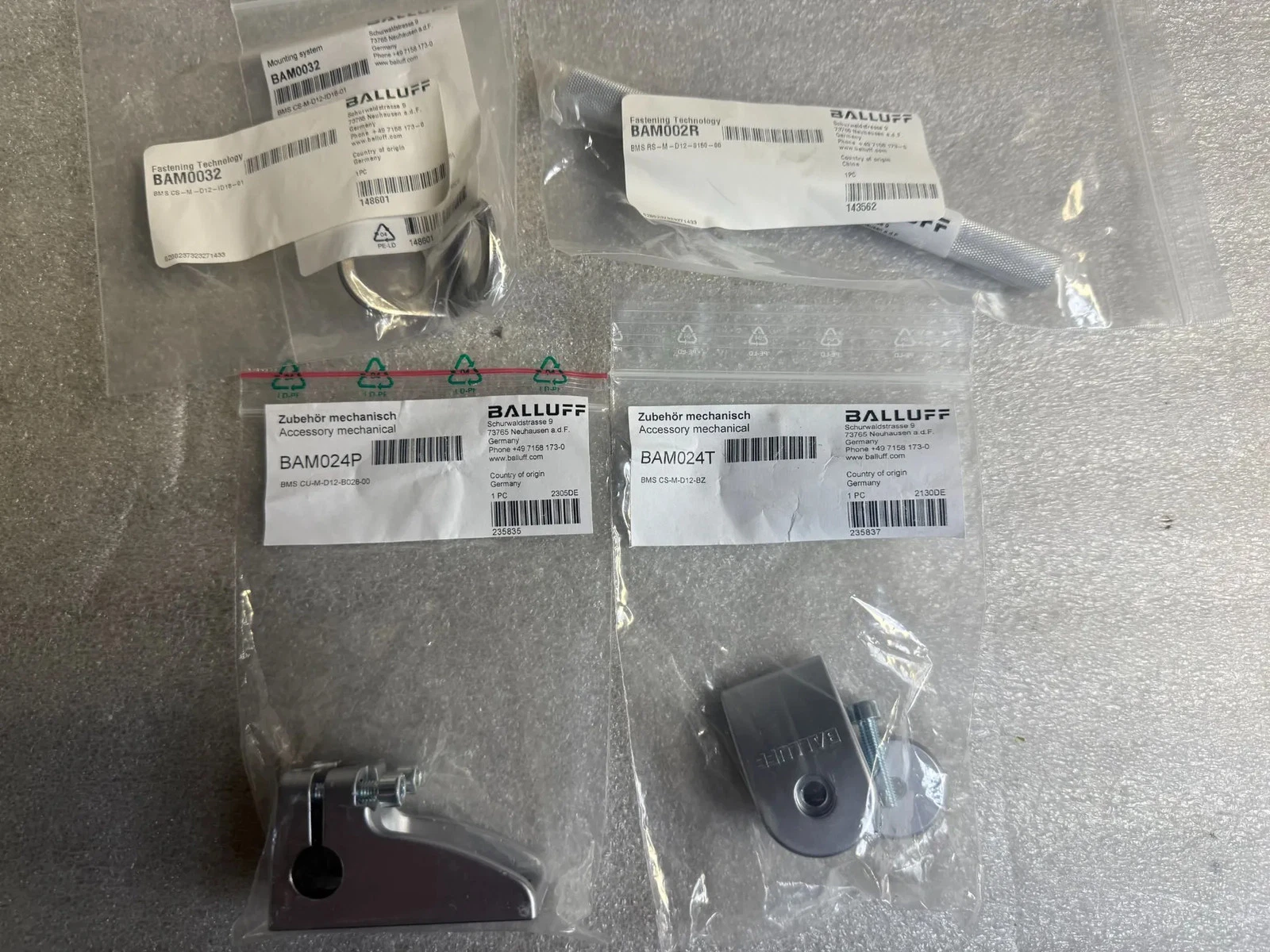 BALLUFF BAV BP-PH-00105-01 Mounting Kit for Smartlight SET016U NEW - Image 3