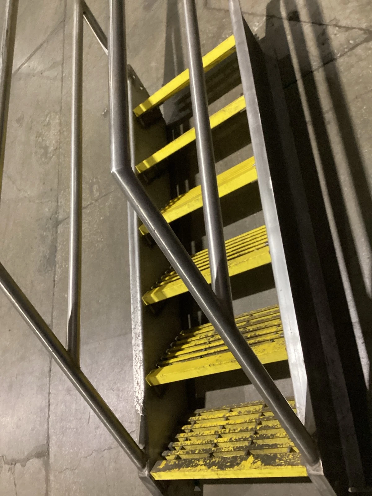 Stainless Steel Access Stairs with Fiberglass Treads USED - Image 4