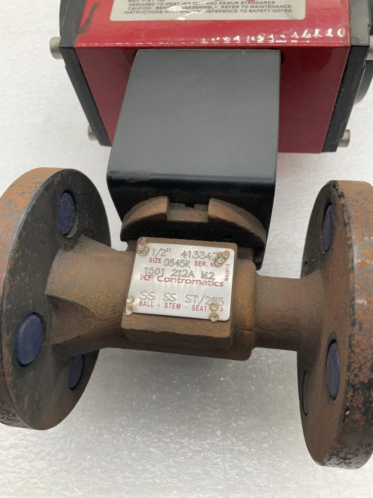 KF Contromatics PAS 300-4 DLS M6 Automated Ball Valve USED - Image 2