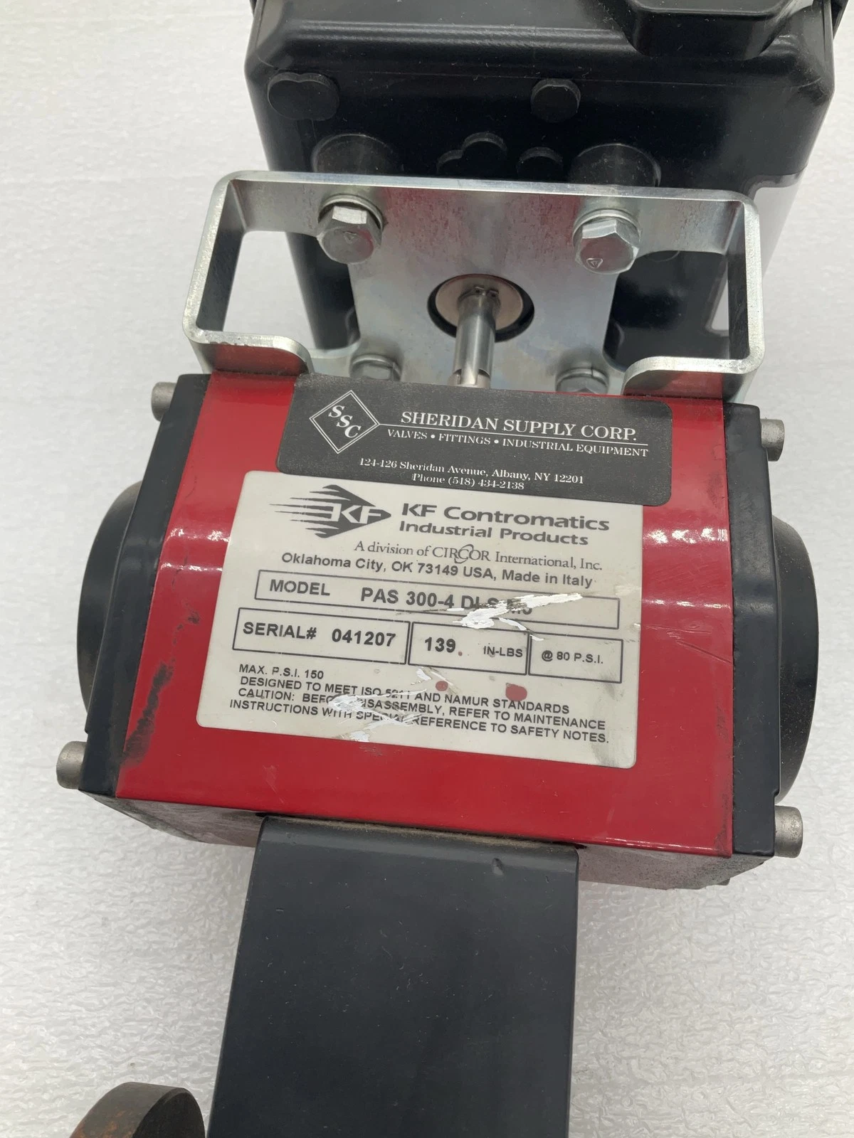 KF Contromatics PAS 300-4 DLS M6 Automated Ball Valve USED - Image 3