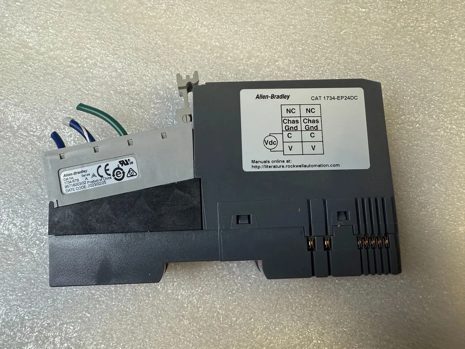 ALLEN BRADLEY 1734-EP24DC Point I/O Expansion Power Module USED - Image 4