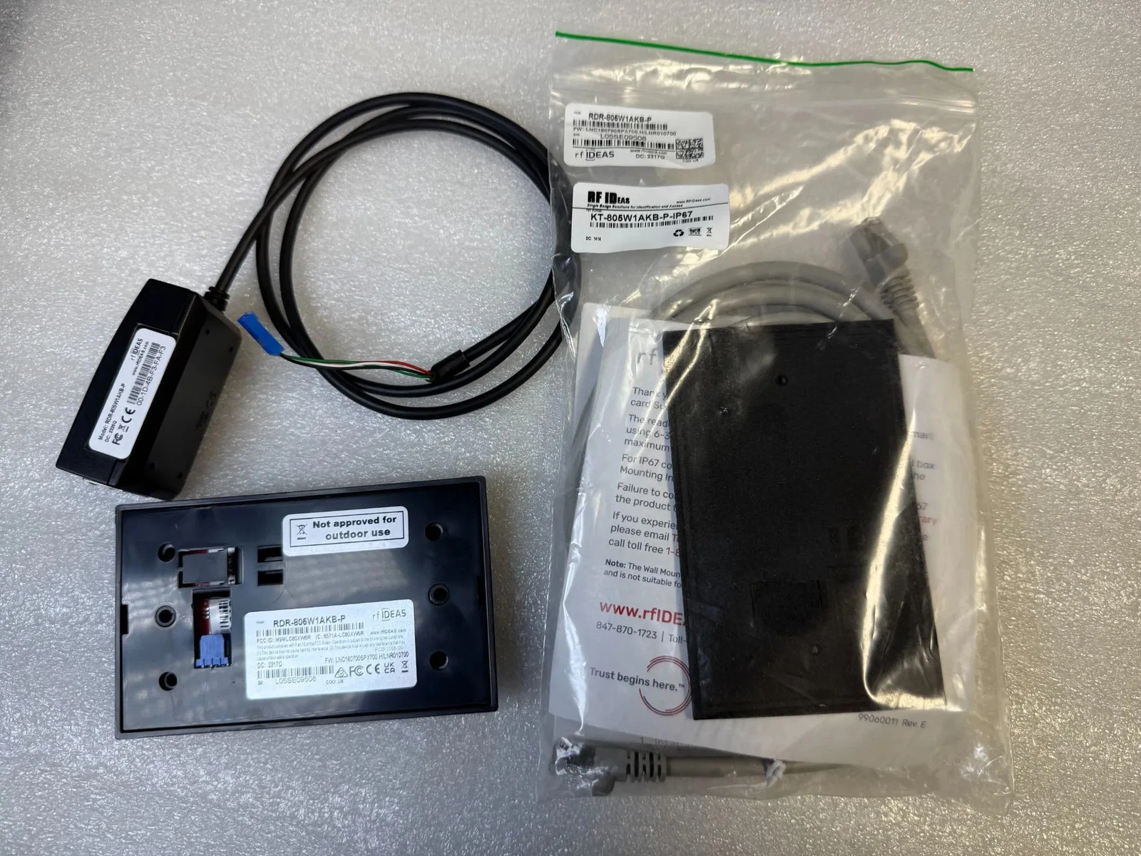 RF IDeas RDR-805W1AKB-P RFID Proximity Reader USED - Image 2