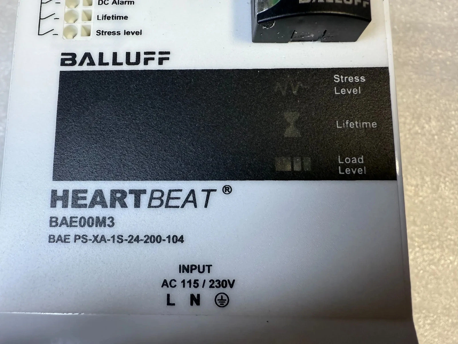 BALLUFF BAE00M3 BAE PS-XA-1S-24-200-104 24VDC Switching Power Supply USED - Image 2
