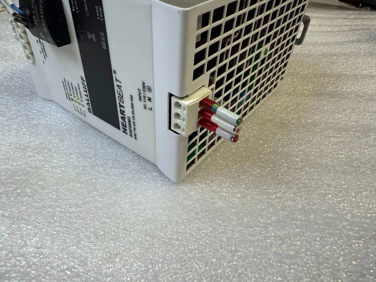 BALLUFF BAE00M3 BAE PS-XA-1S-24-200-104 24VDC Switching Power Supply USED - Image 4