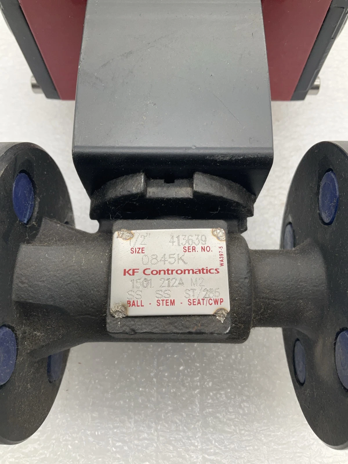 KF Contromatics PAS 300-4 DLS Automated Ball Valve USED - Image 2