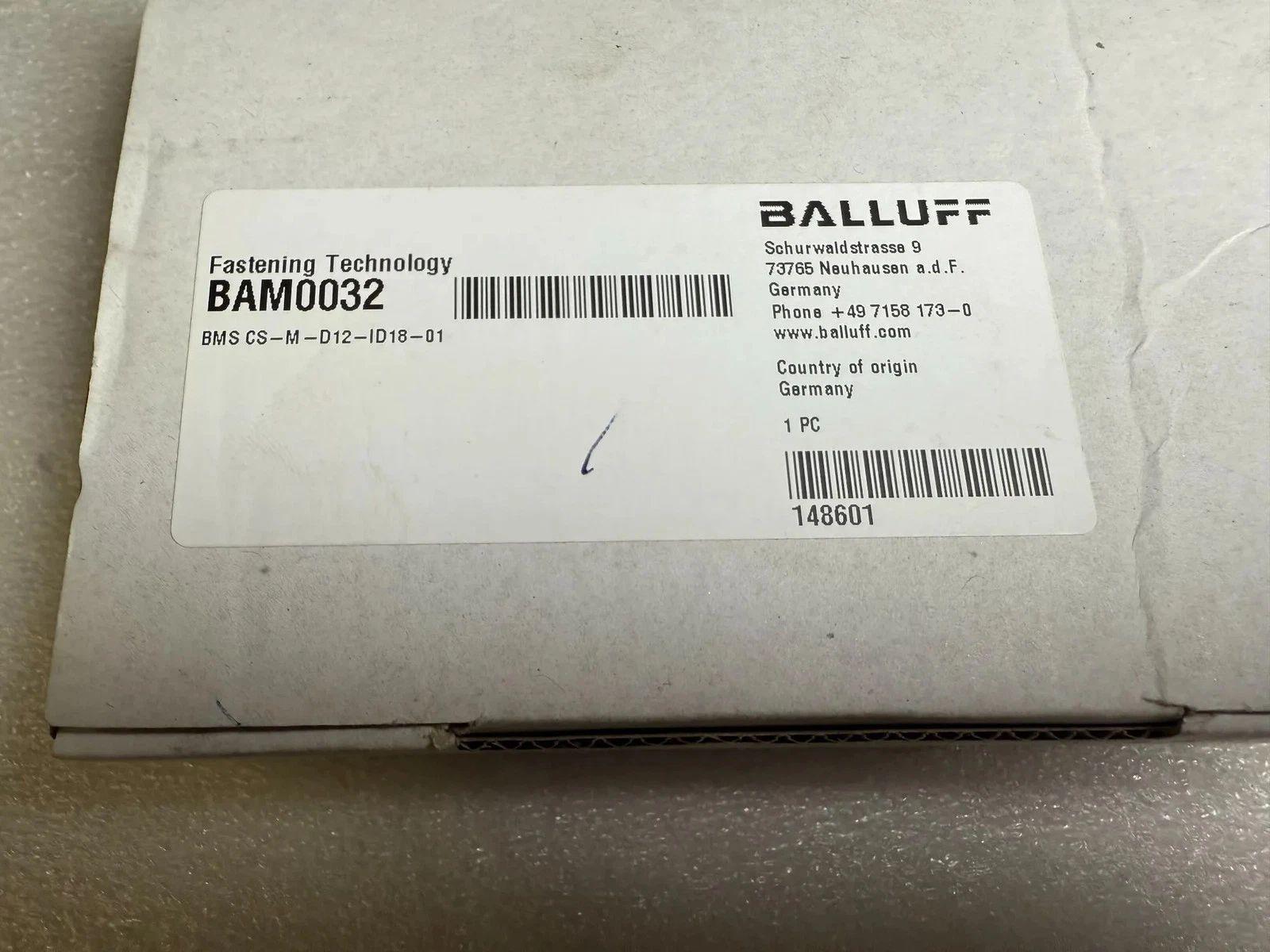 BALLUFF BMS CS-M-D12-ID18-01 Sensor Mount BAM0032 NEW - Image 4