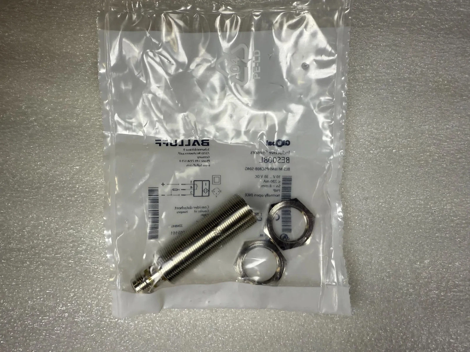 BALLUFF BES M18MI-PSC80B-S04G Inductive Proximity Sensor BES008L NEW - Image 2