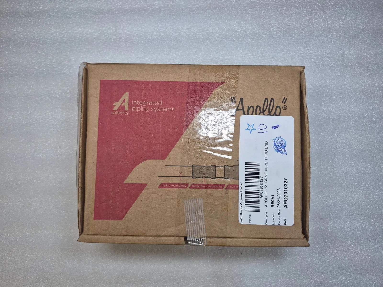 APOLLO VALVES 70-103-27 1/2" Standard Port Bronze Ball Valve NEW - Image 3