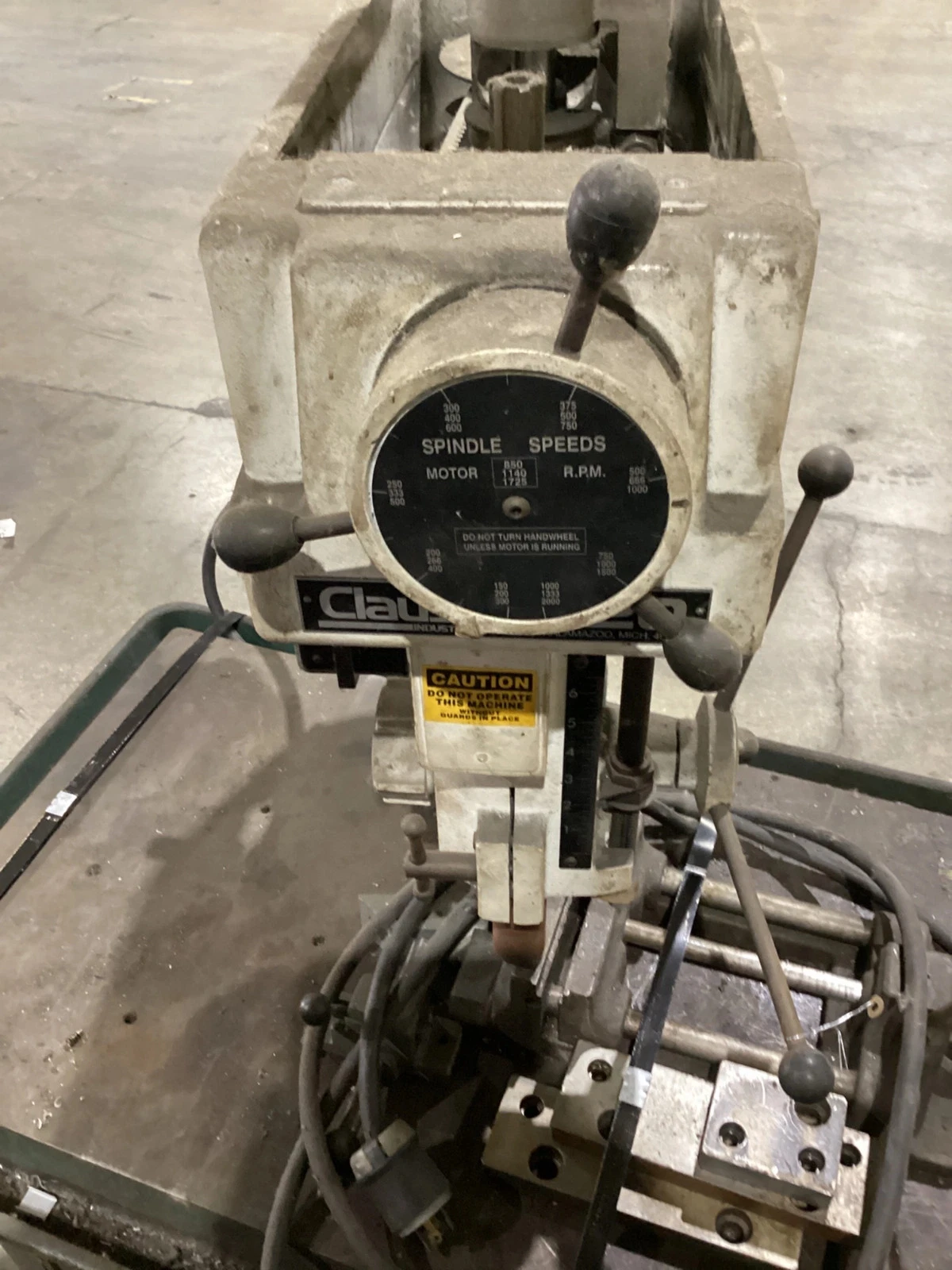 Clausing 2284 Variable Speed Vertical Drill Press 250-2000 RPM USED - Image 7