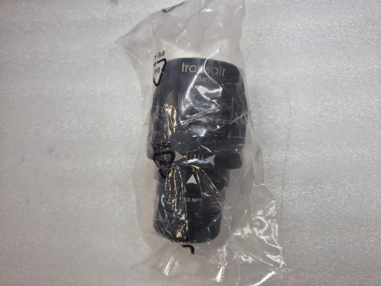 PARKER 6605-40-50 Transair Male Stud Connector Ø40 mm x 1-1/2" NPT NEW