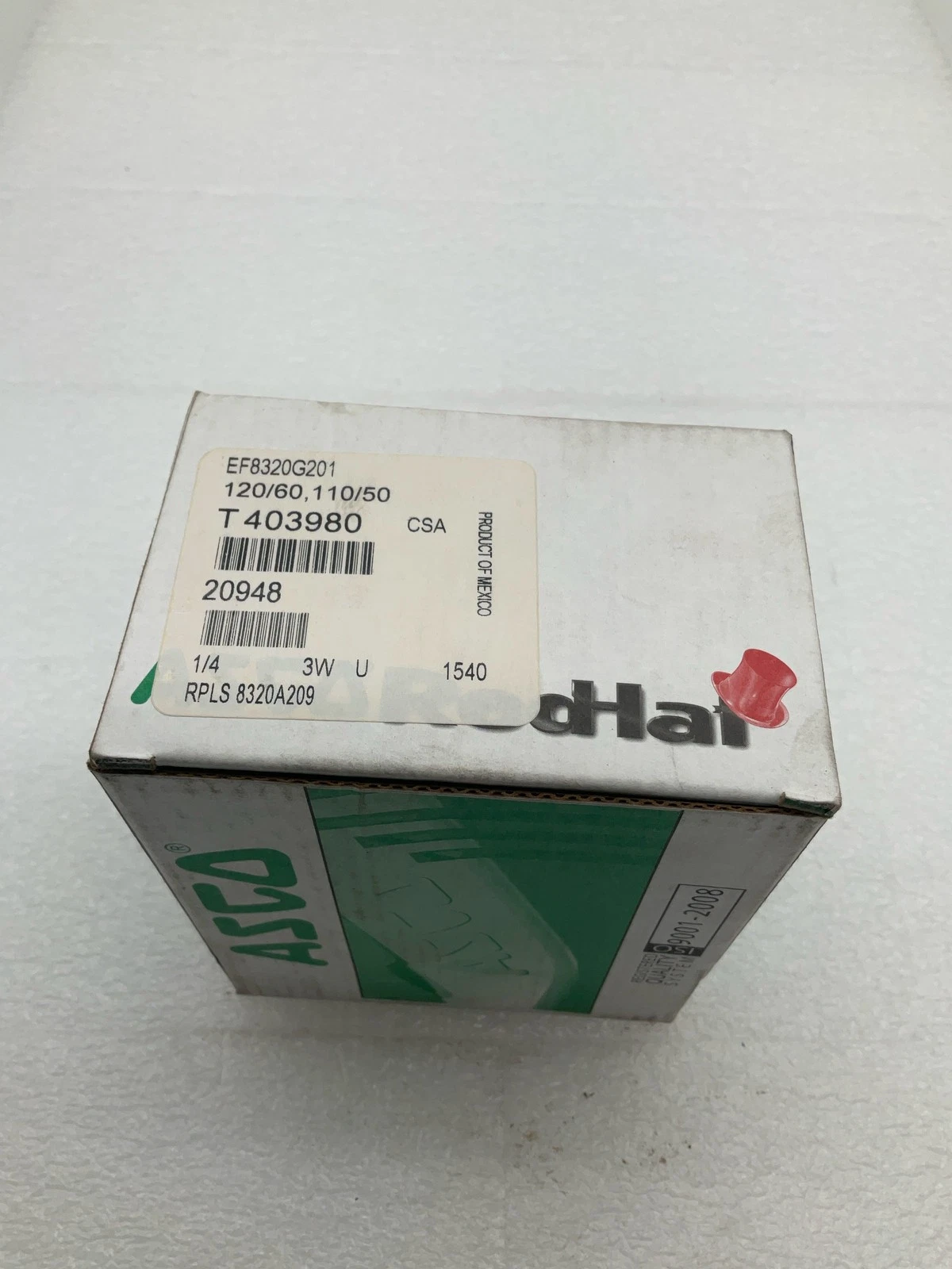 ASCO EF8320G201 RedHat Explosionproof Solenoid Valve NEW - Image 3