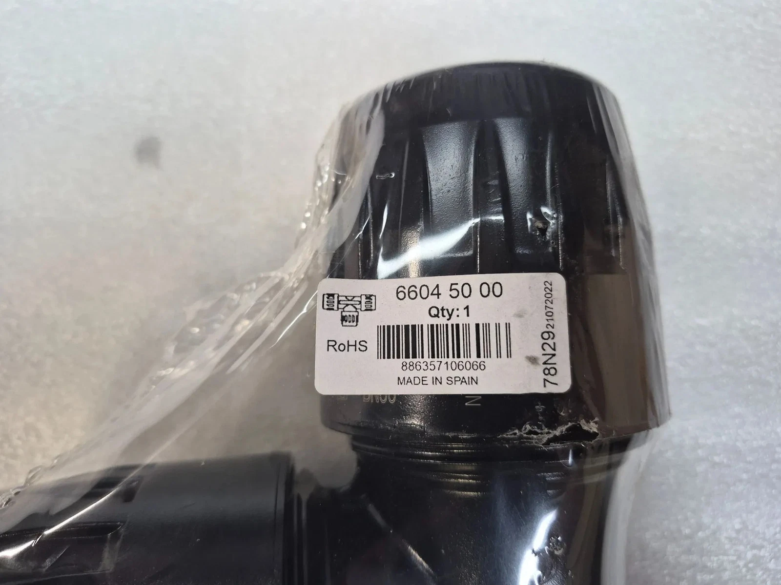 PARKER 6604-50-00 Transair Equal Tee Connector 50mm NEW - Image 3
