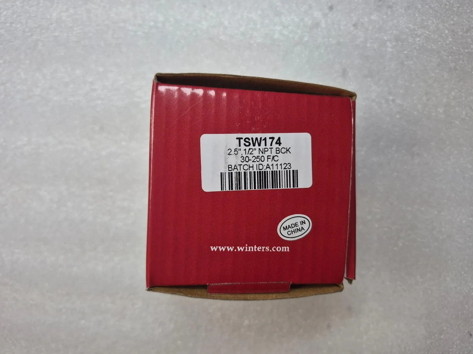 WINTERS TSW174 Hot Water Thermometer NEW - Image 3