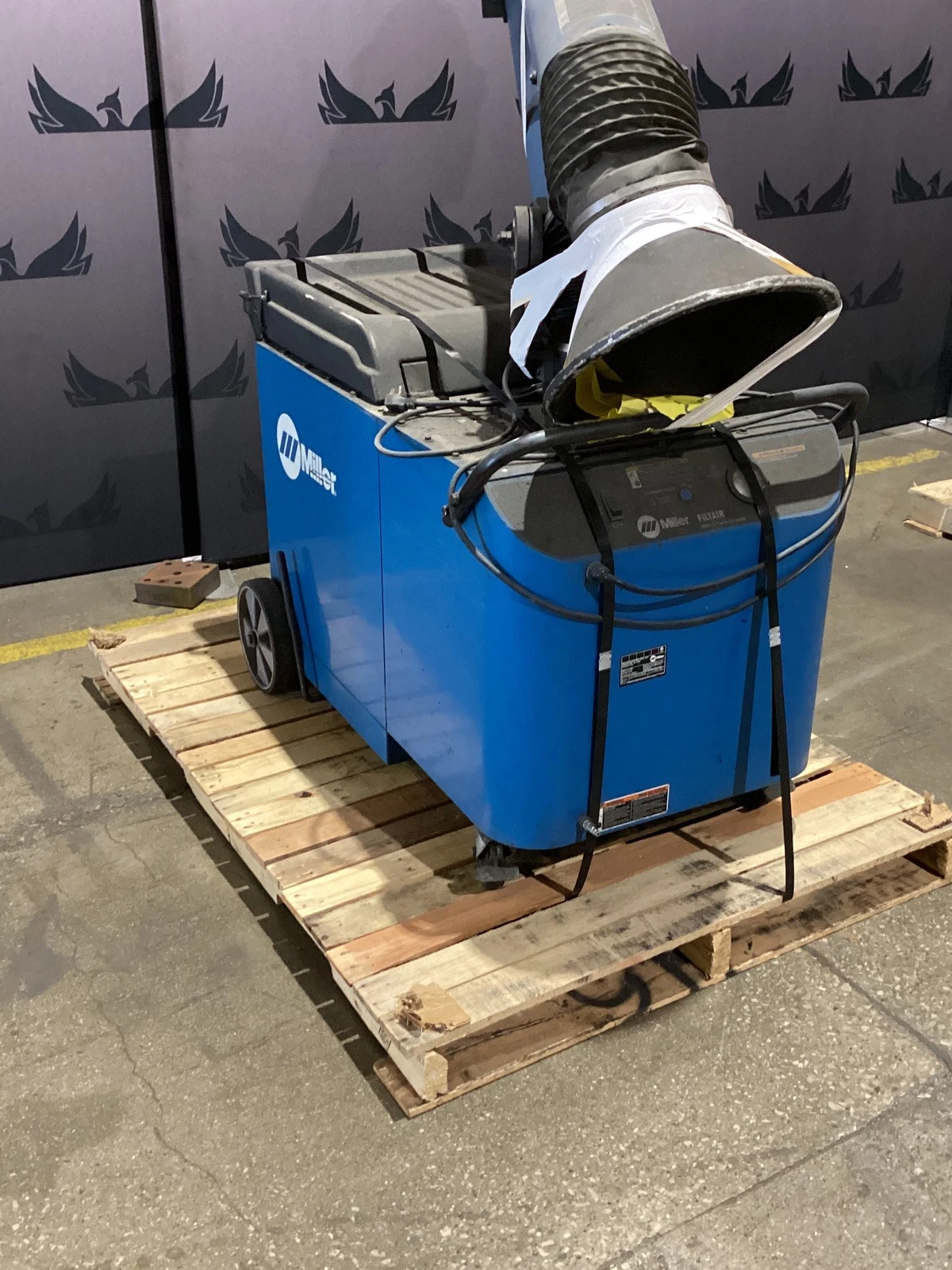 Miller MWX-S FILTAIR 1HP Mobile Welding Fume Extractor 115V USED - Image 2