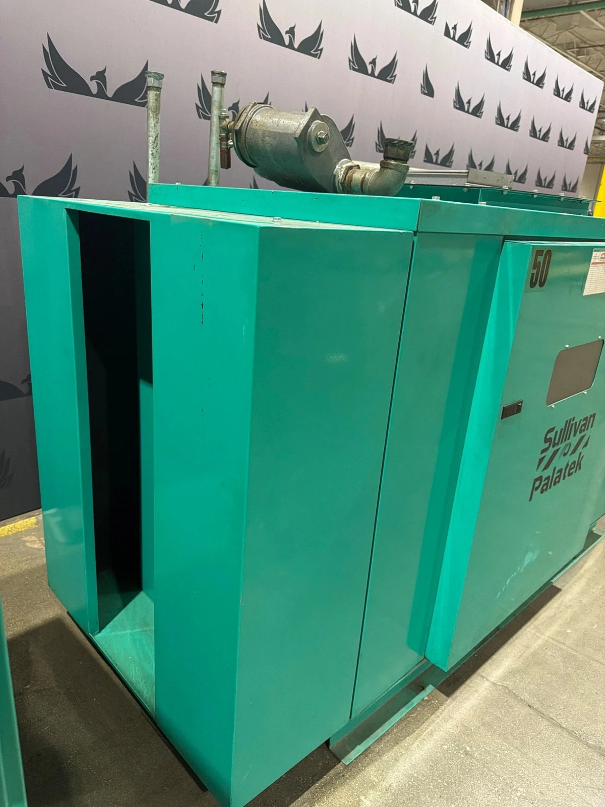 SULLIVAN PALATEK 50UD Rotary Screw Compressor 50HP USED - Image 3