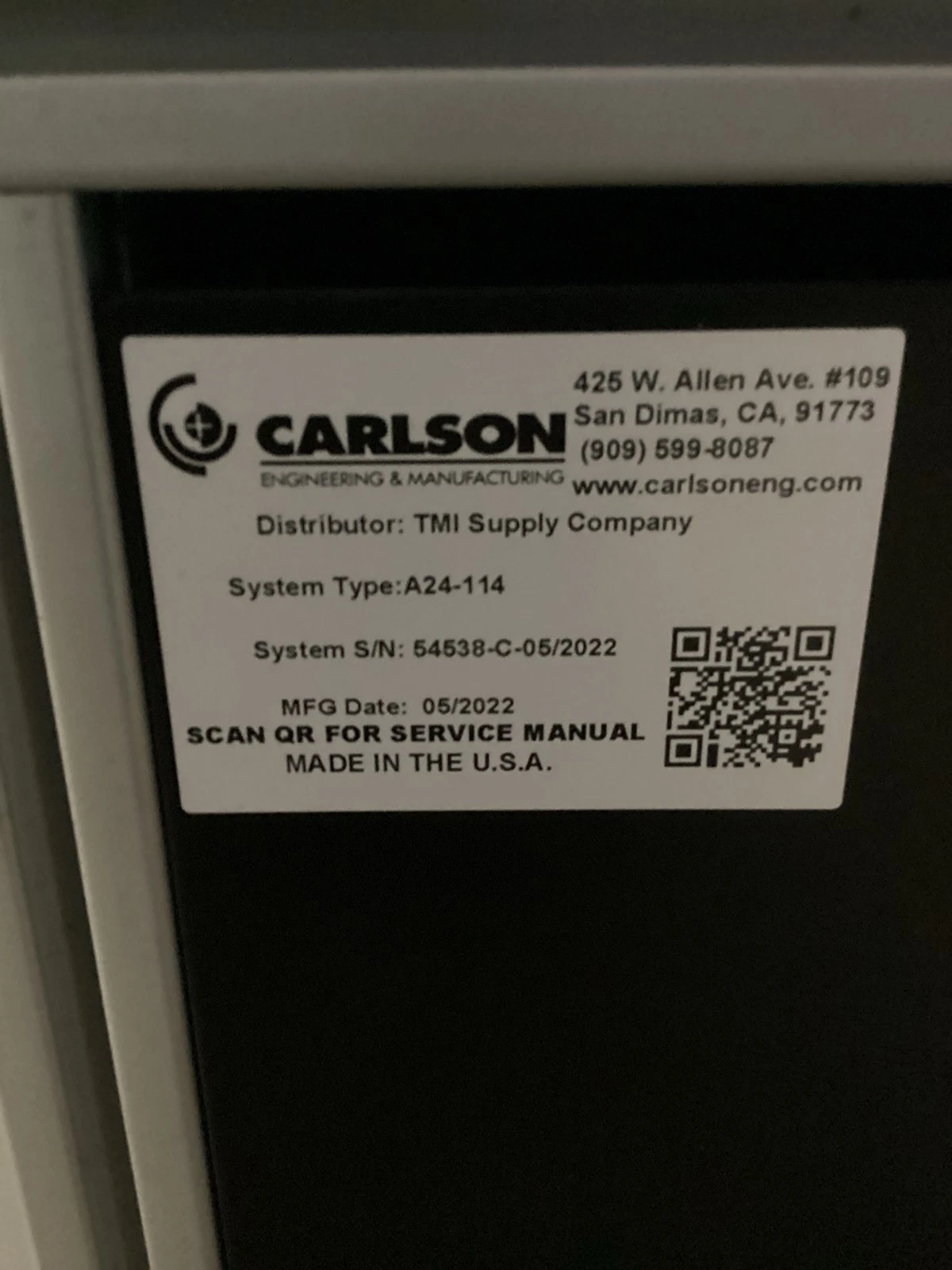 Carlson Engineering A24-114 24" Enclosed Vibratory Bowl Fastener Feeder NEW - Image 4