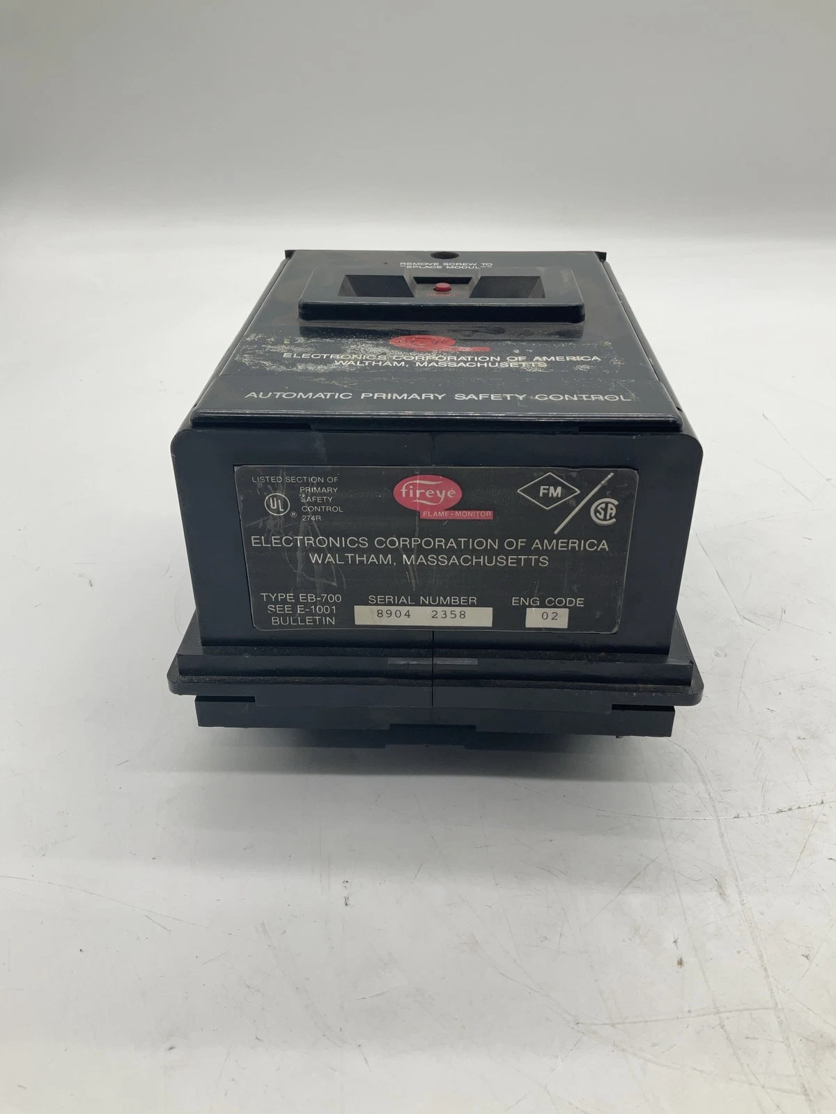 Fireye EB-700 Burner Safety Control w/ EP160 E1R1 ED500 Modules USED - Image 5
