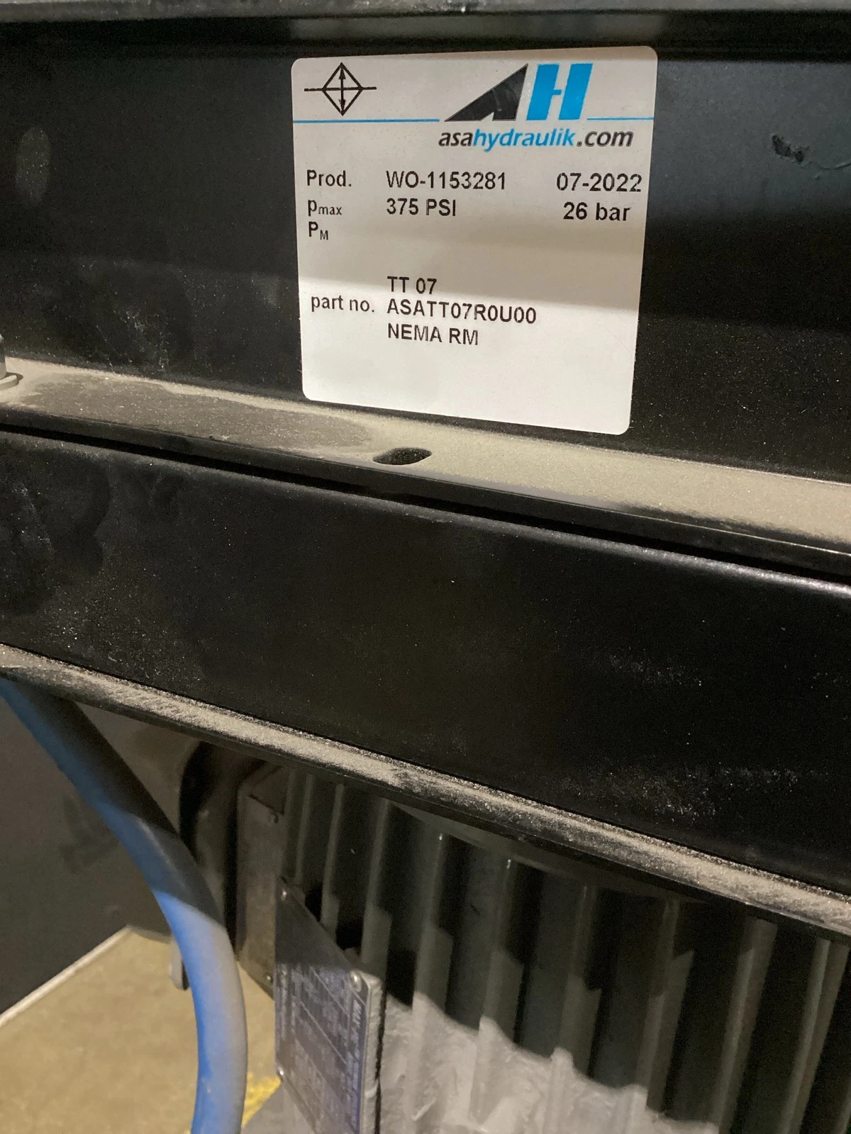 Bond Fluidaire BPU-102512-1 5 HP Hydraulic Power Unit USED - Image 4