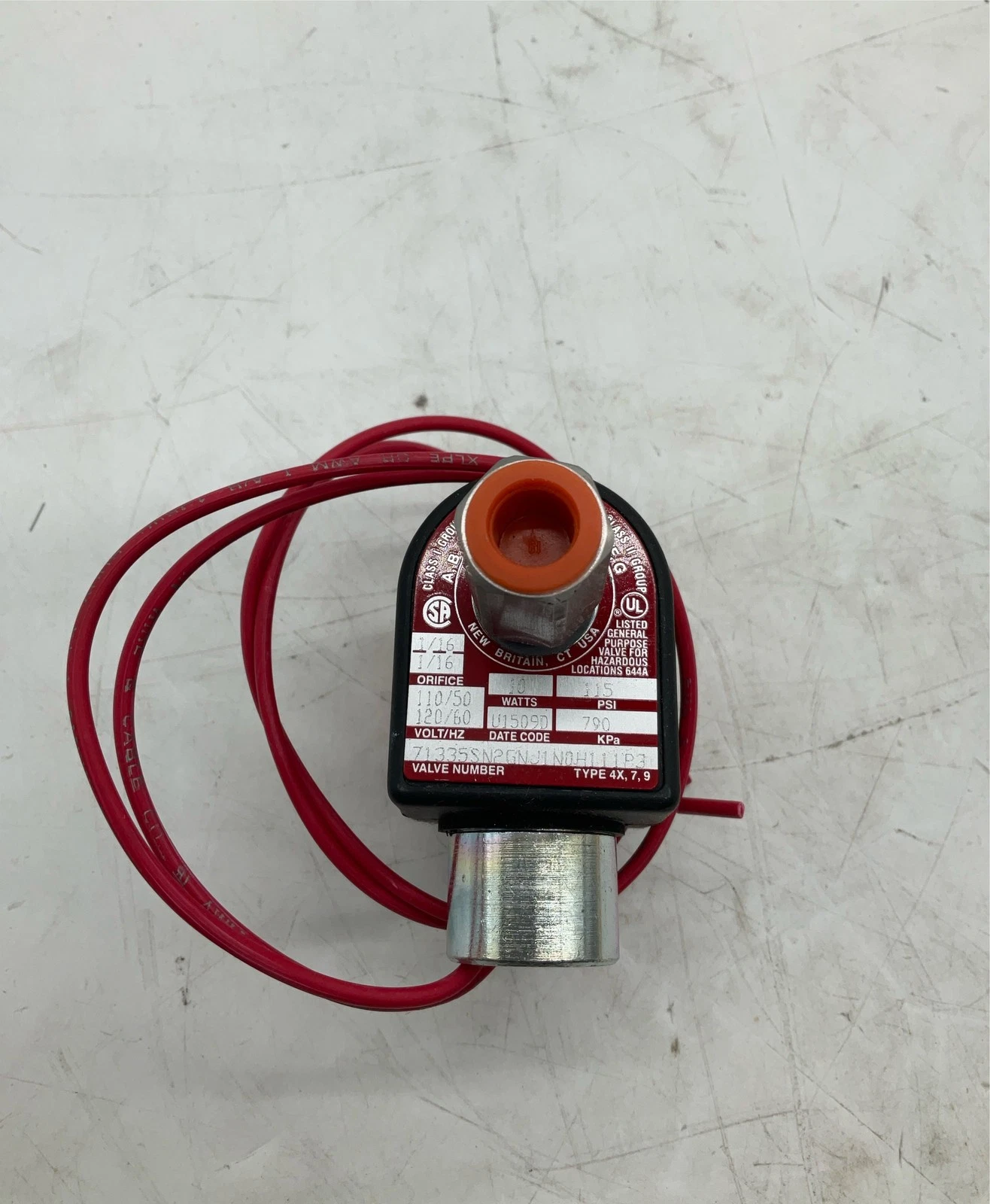 Parker 71335SN2GNJ1N0H111P3 1/16" Solenoid Valve 120V NEW - Image 2