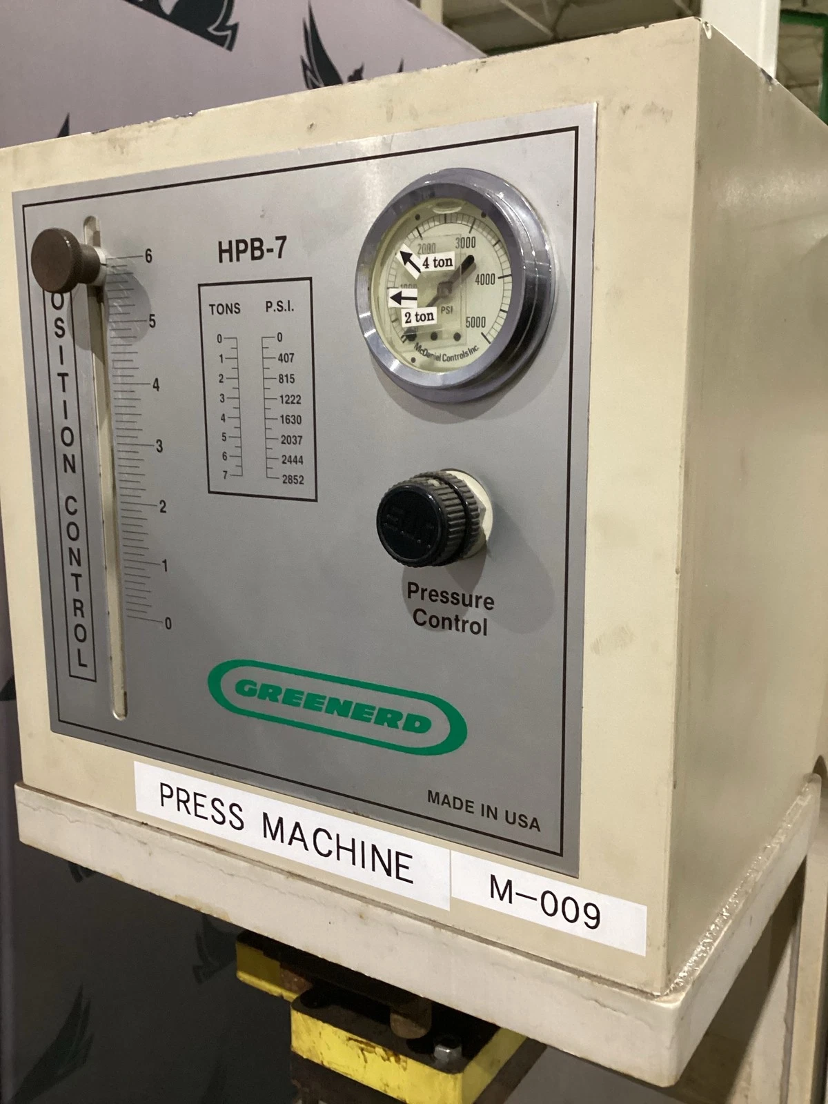 GREENERD HPB-7 Hydraulic Bench Press USED - Image 3