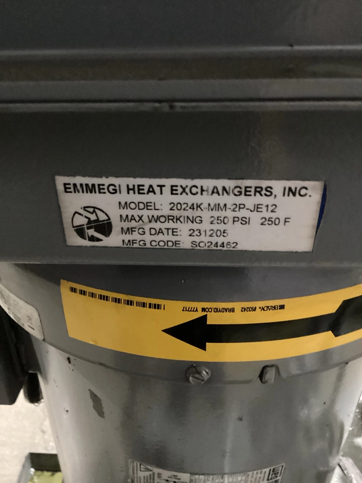 7.5 HP Hydraulic Power Unit w/ Heat Exchanger 230/460V 3-Phase USED - Image 4