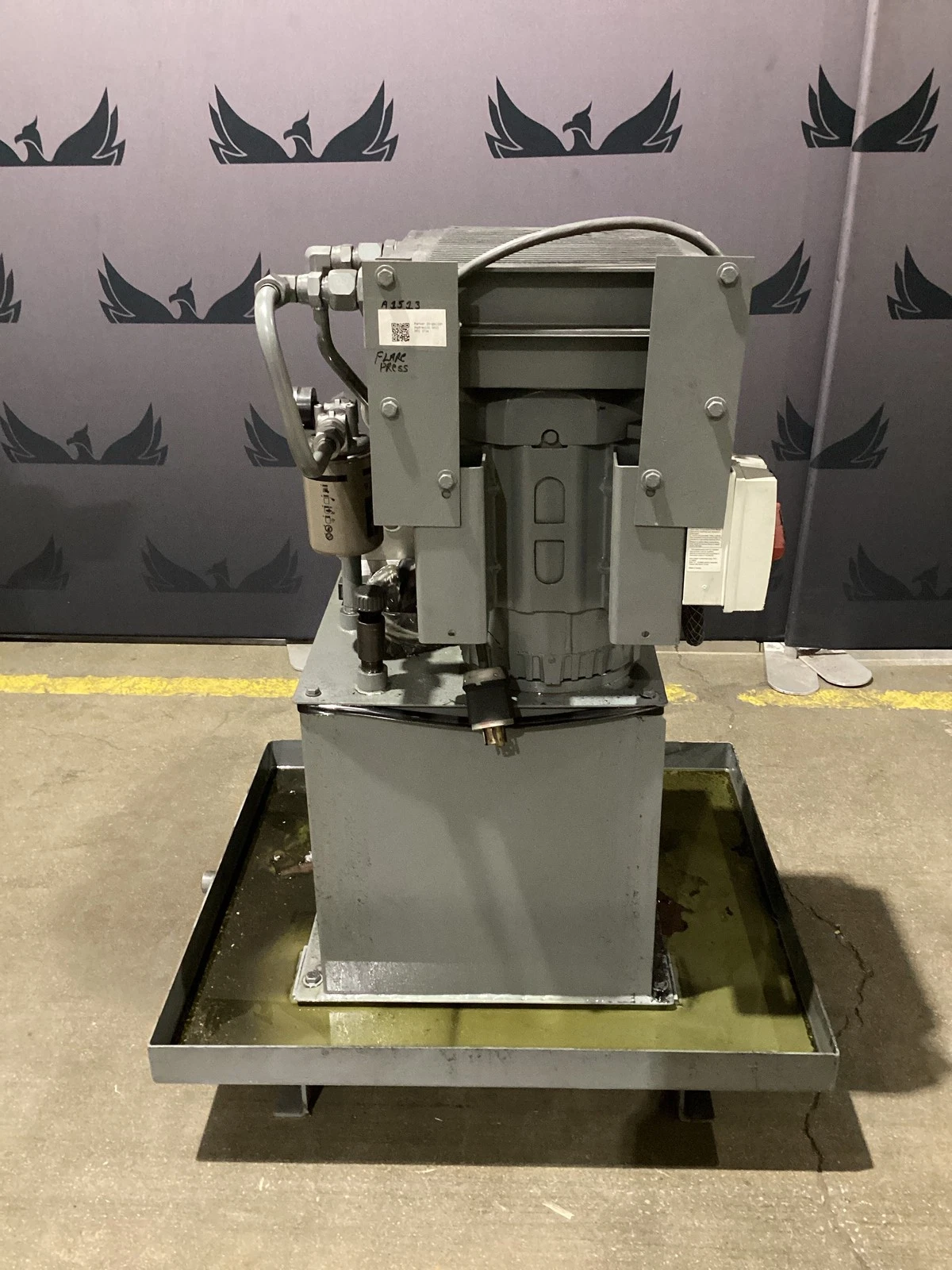 7.5 HP Hydraulic Power Unit w/ Heat Exchanger 230/460V 3-Phase USED - Image 7