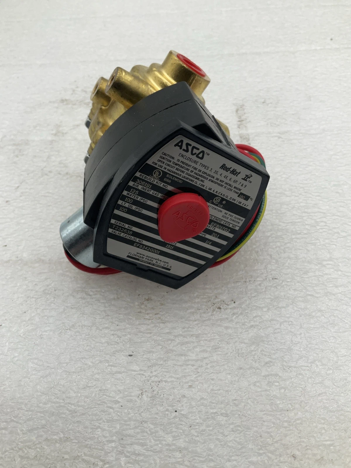ASCO EF8342G001 RedHat Explosionproof Solenoid Valve NEW - Image 4