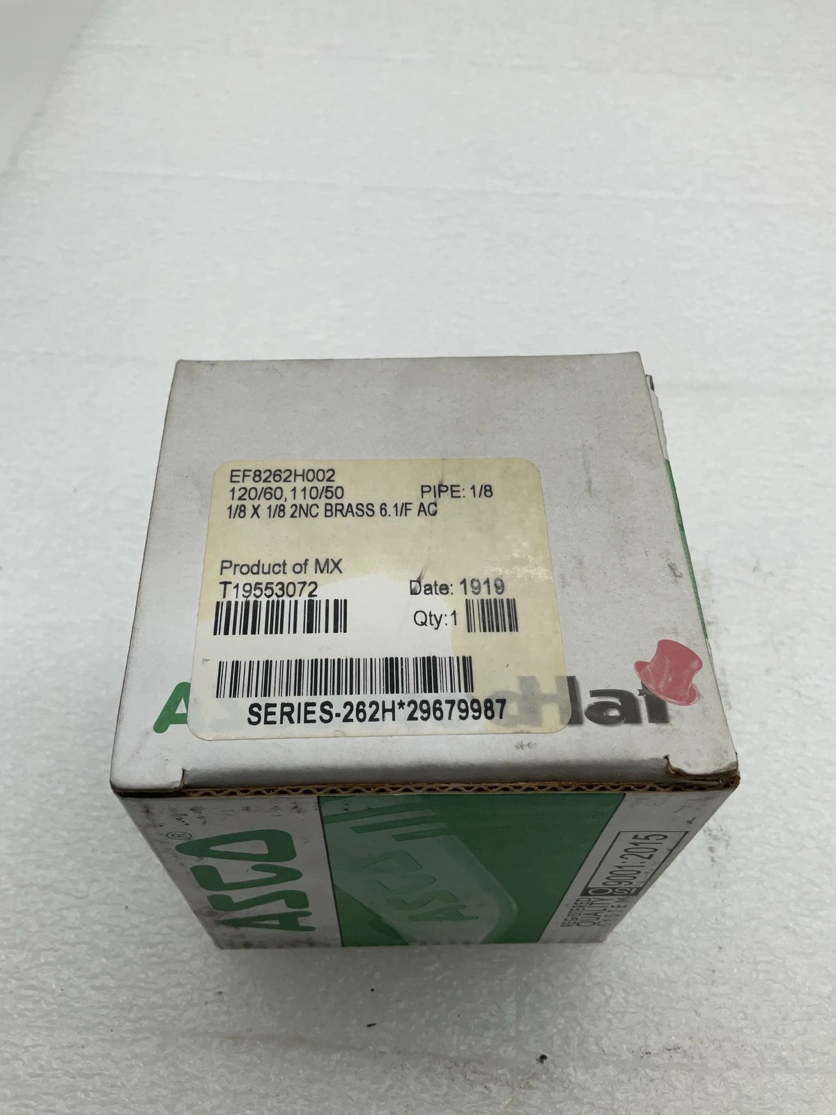ASCO EF8262H002 1/8 NPT 2-Way Normally Closed Solenoid Valve NEW - Image 2