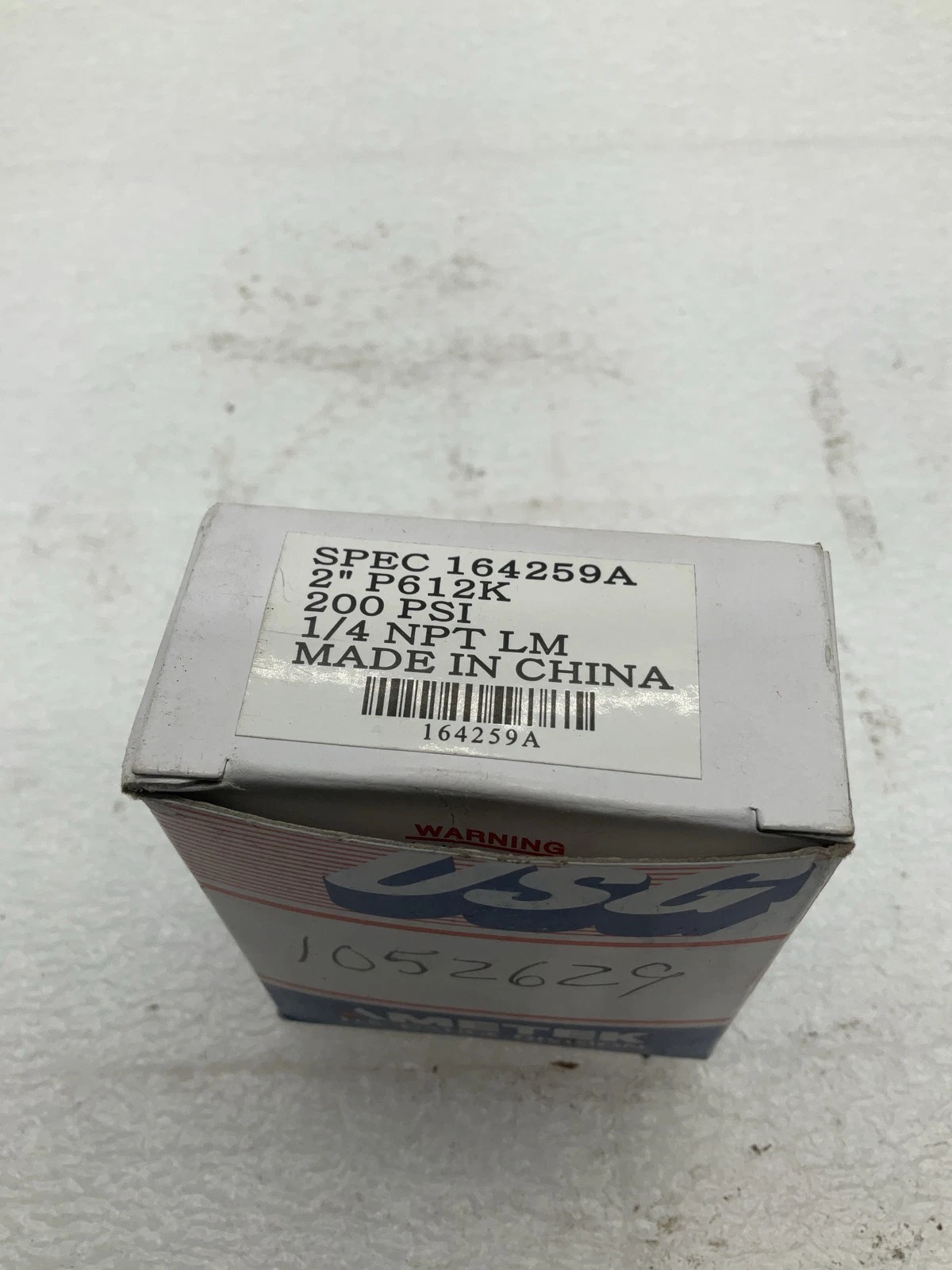 AMETEK 164259A 200 PSI Pressure Gauge 2 In Dial 1/4 NPT LM NEW - Image 2