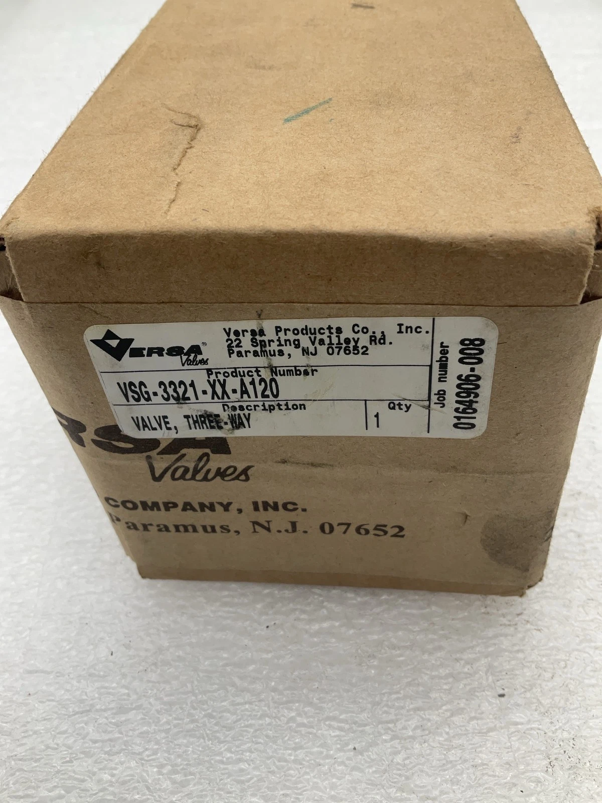 VERSA VSG-3321-XX-A120 Three-Way Solenoid Valve NEW - Image 2