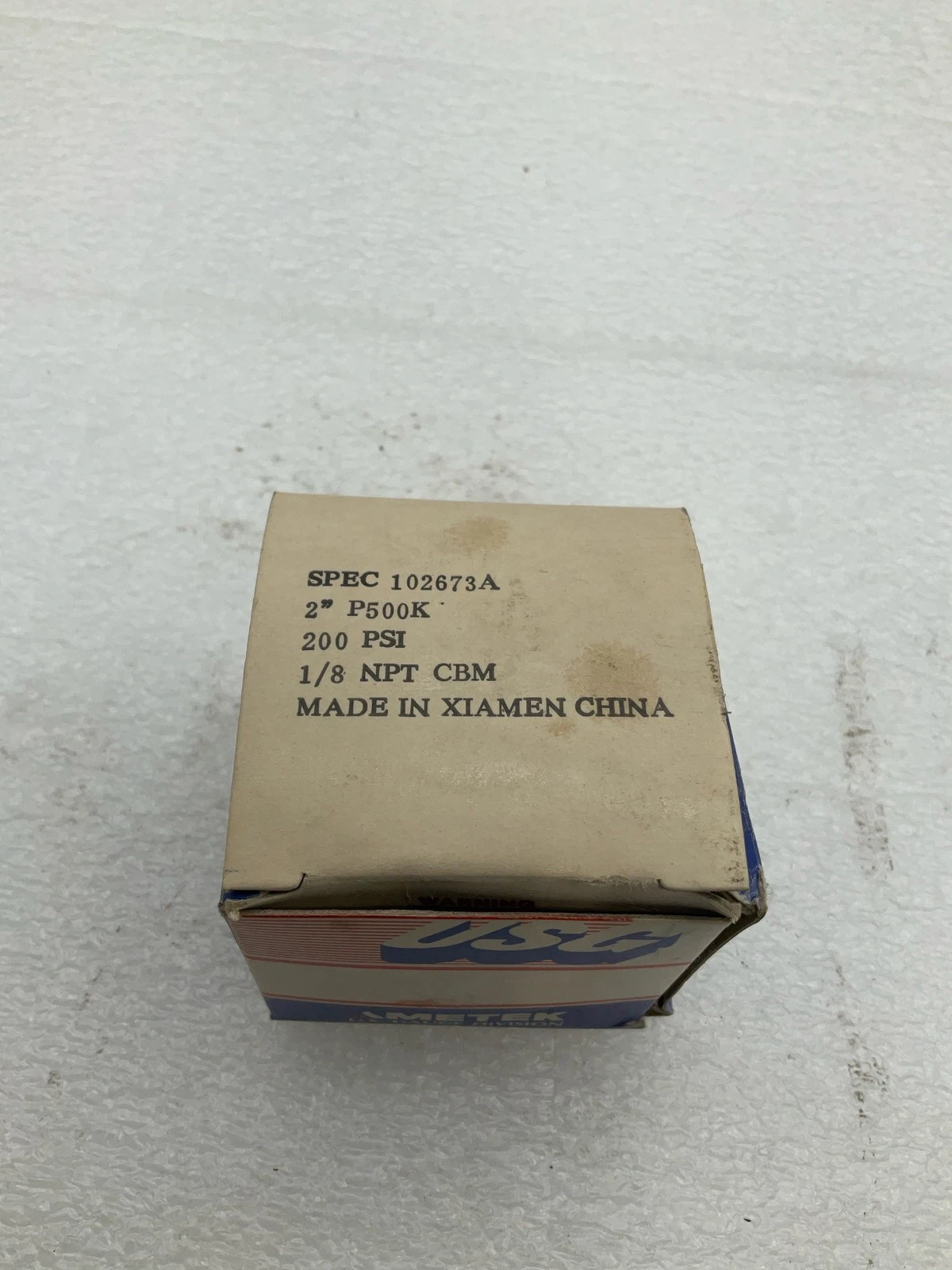 AMETEK 102673A 200 PSI Pressure Gauge 2 In Dial 1/8 NPT NEW - Image 2