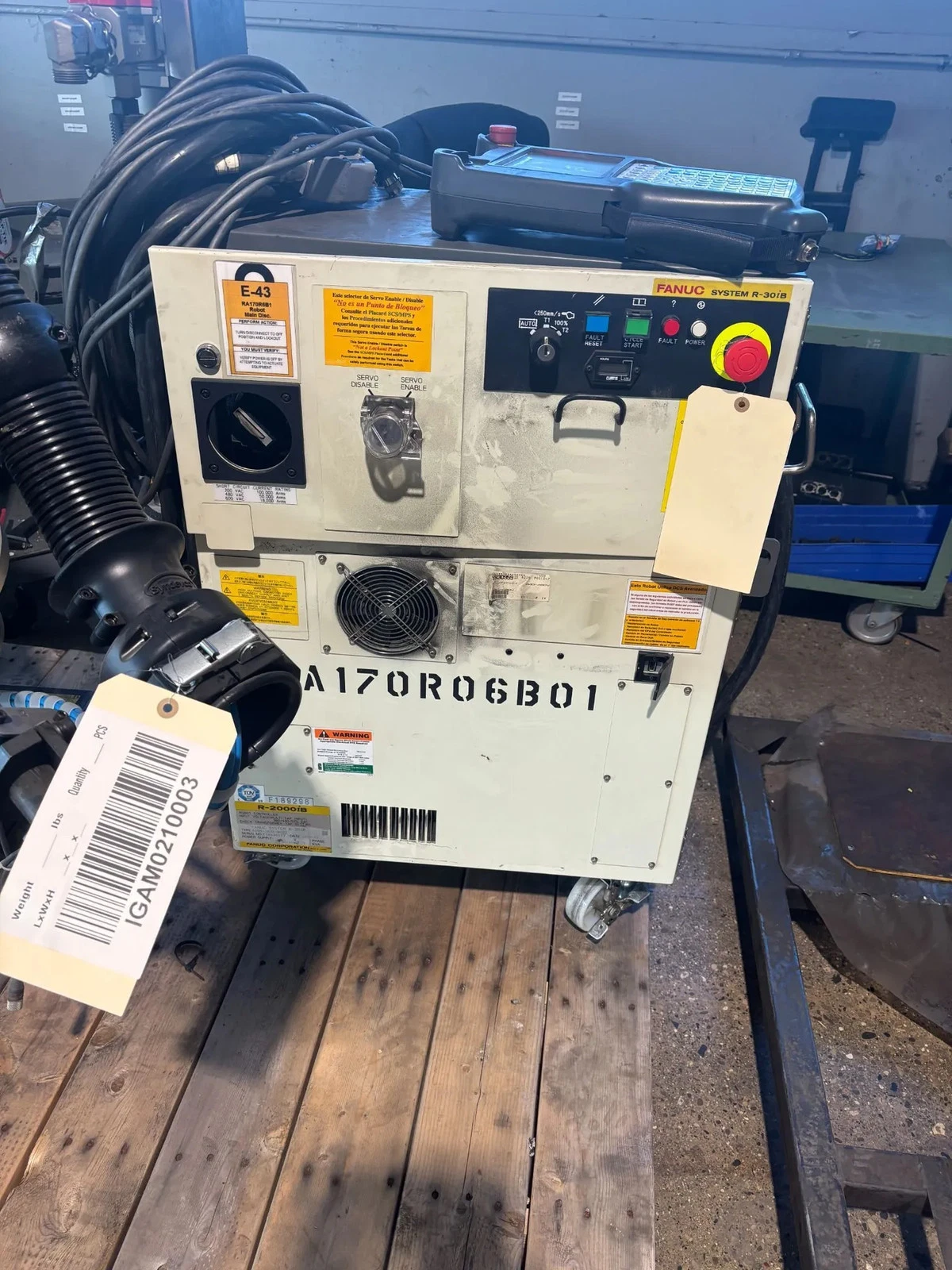 FANUC R-2000IC/165F INDUSTRIAL ROBOT WITH R-30IB CONTROLLER USED - Image 2