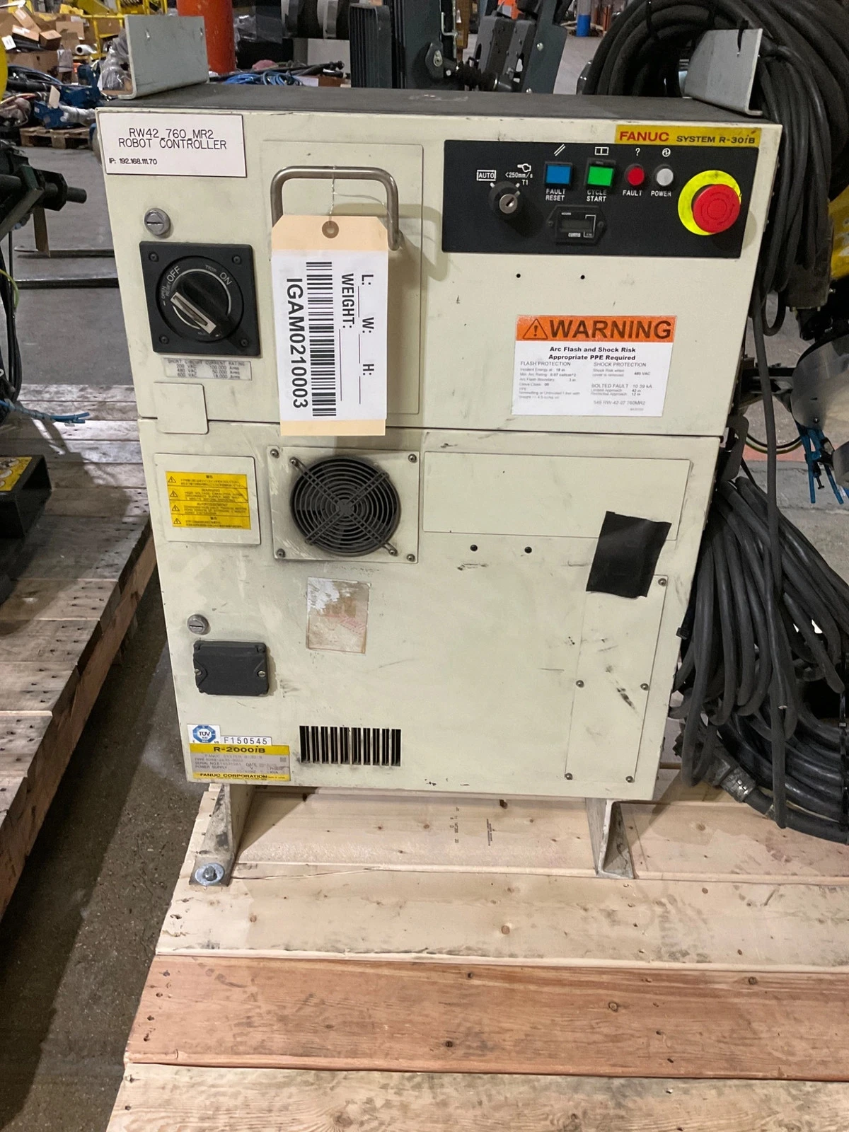 FANUC R-2000IC/165F INDUSTRIAL ROBOT WITH R-30IB CONTROLLER USED - Image 11