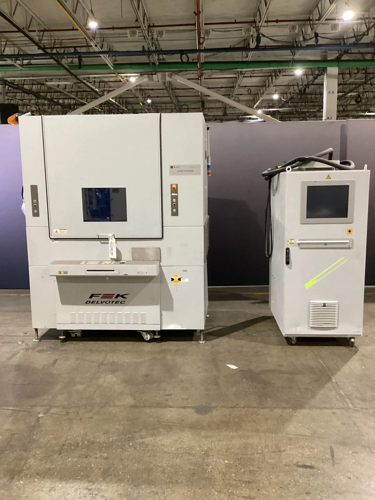 F&K DELVOTEC M17LSB Ultrasonic Laser Wire Bonder With Control Cabinet USED