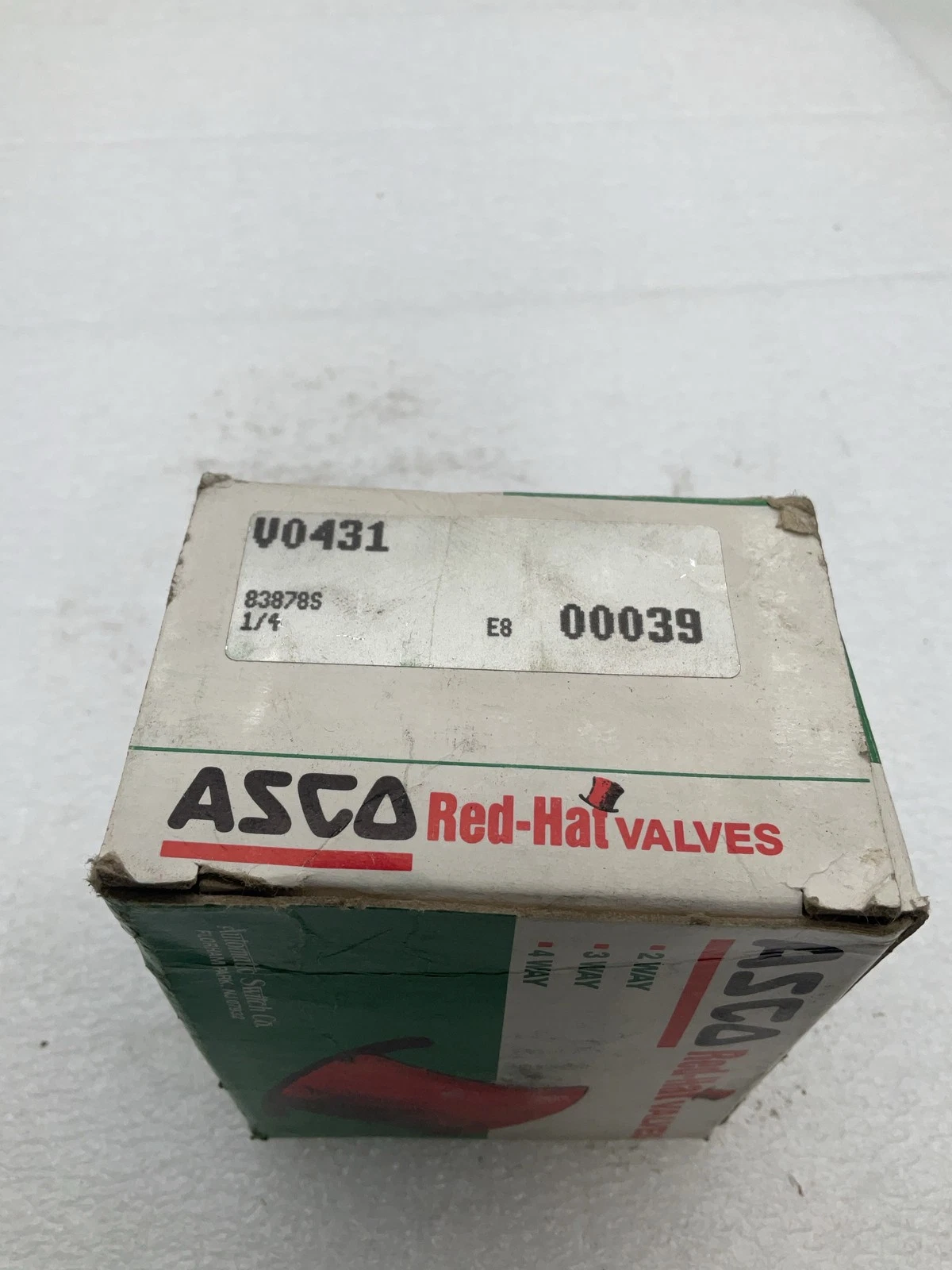 ASCO V0431 8387B8 1/4 NPT RedHat Solenoid Valve NEW - Image 3