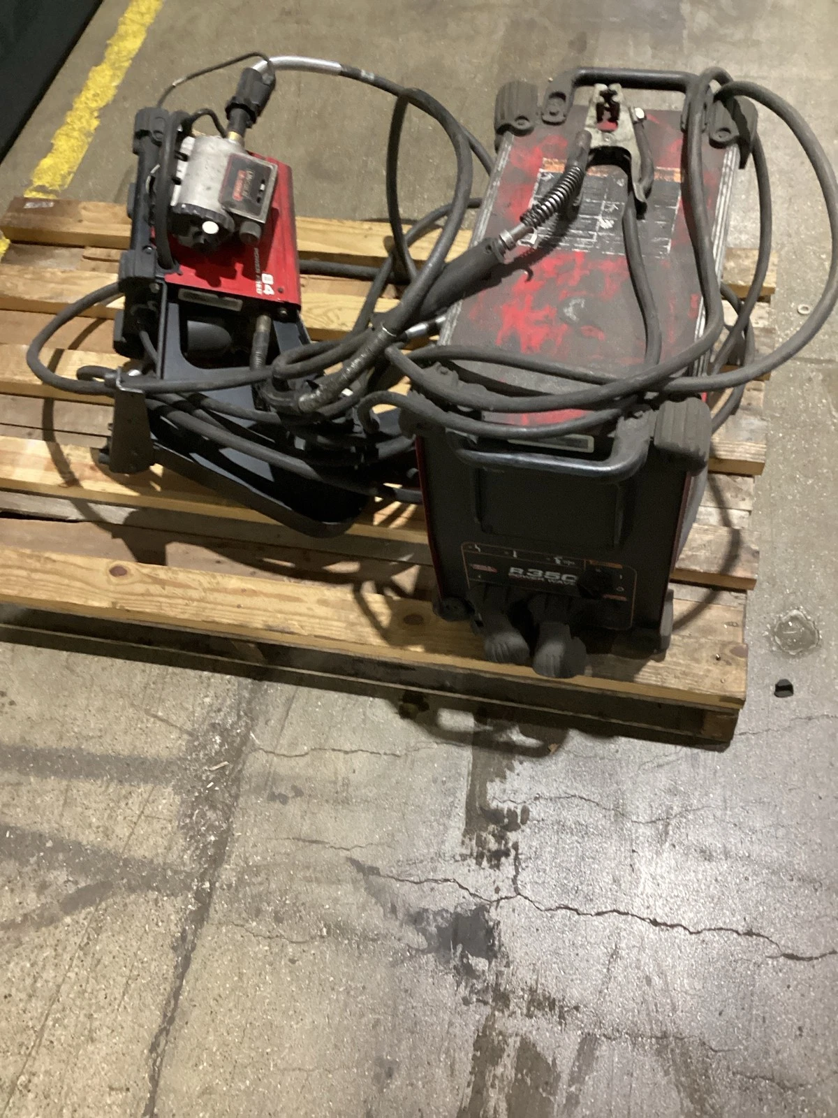 LINCOLN ELECTRIC POWER WAVE R350 With POWER FEED 84 Wire Feeder USED - Image 2