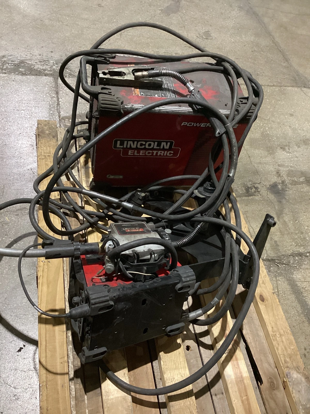 LINCOLN ELECTRIC POWER WAVE R350 With POWER FEED 84 Wire Feeder USED - Image 4