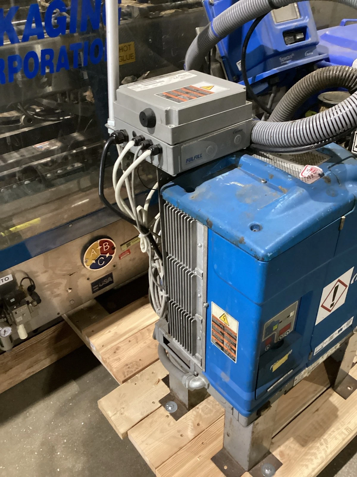 ABC Packaging Equipment Automatic Case Sealer With Nordson ProBlue 10 USED - Image 5