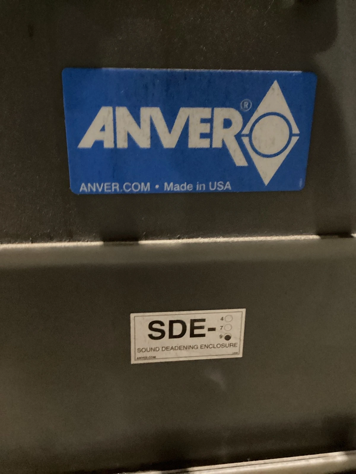 ANVER VB9HV-S Vacuum Generation System With SDE Sound Enclosure USED - Image 5
