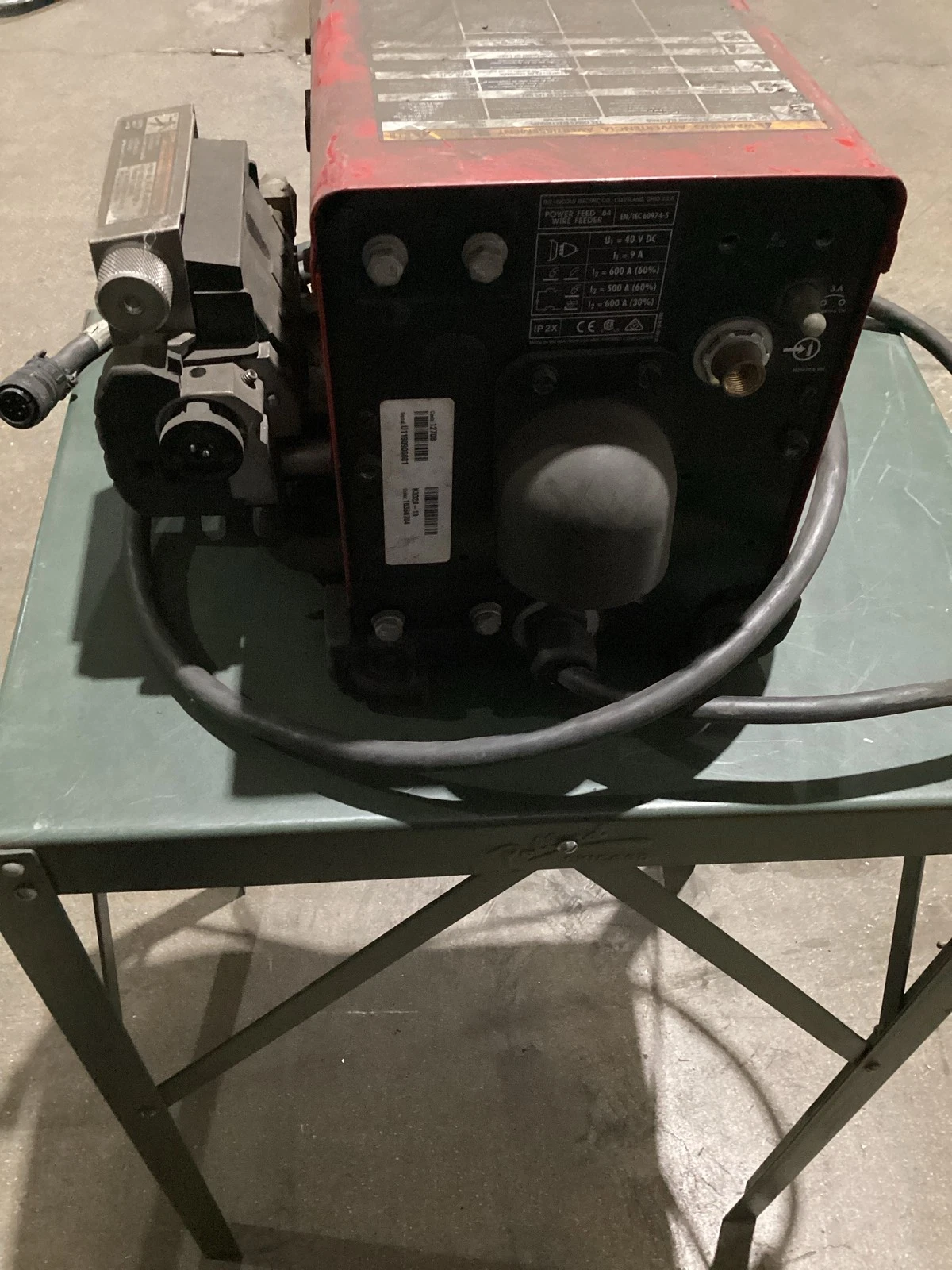 LINCOLN ELECTRIC K3328-13 POWER FEED 84 Digital Wire Feeder USED - Image 4